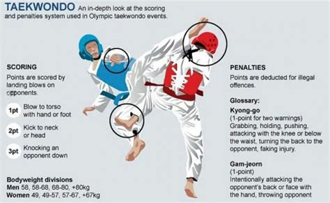 regle taekwondo|The Rules of Taekwondo .